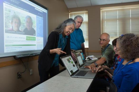 Computer classes are just one of many creative opportunities offered at the Osher Lifelong Learning Institute at UNC-Asheville